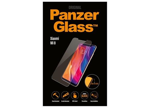 Protecteur d'Écran Xiaomi Mi 8 PanzerGlass Edge-to-Edge - Noir