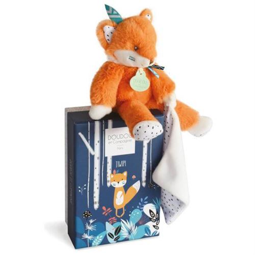 Doudou et Compagnie Tiwipi renard mouchoir