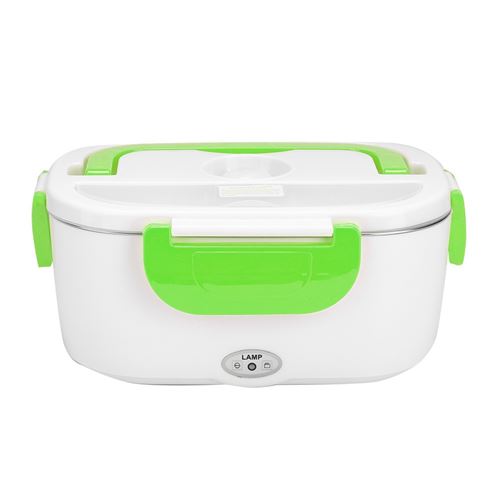 Lunch box électrique 12V Boîte Chauffante Portable Vert