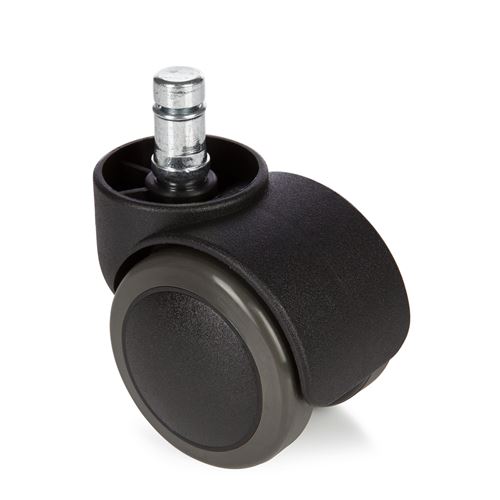 5 roulettes pour sols durs 10mm / 50mm, roulettes sols durs pour siège de bureau hjh OFFICE