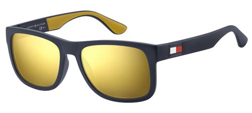 Tommy Hilfiger lunettes de soleil TH1556/S DCD/K1 hommes bleu/jaune taille M