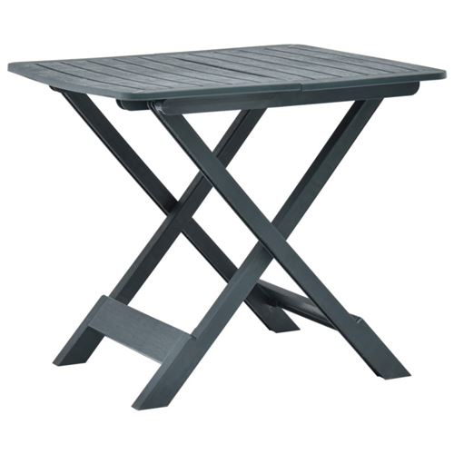 Vidaxl Vert Table Pliable De Jardin Plastique - Image 3