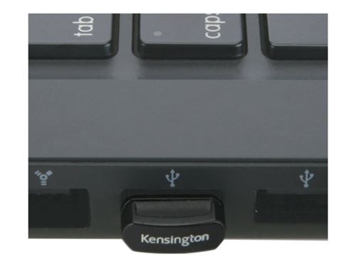 Kensington Pro Fit Mid-Size - Souris - pour droitiers - optique - 5 boutons - sans fil - 2.4 GHz - récepteur sans fil USB - gris graphite