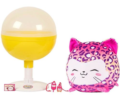 Pikmi Pops sucette avec lapin en peluche 18 cm en peluche rose 3 pièces
