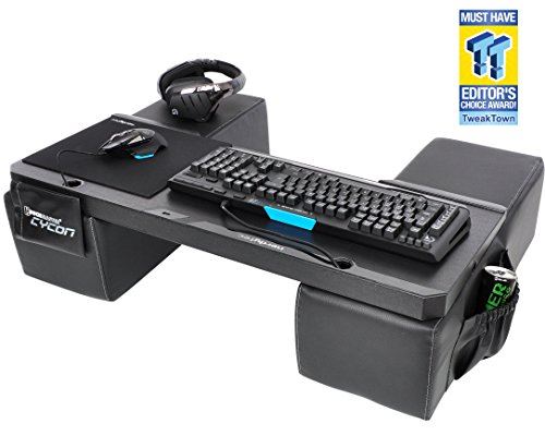 COUCHMASTER Cycon Black Edition (version ergonomique pour gaming sur canapé, coussins fournis)