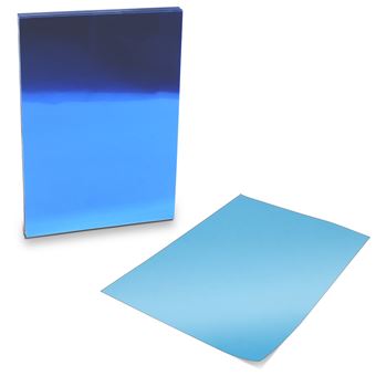 Couverture de reliure A4 Texet feuille plastique bleu transparente 200  microns pack de 100 feuilles - Autres accessoires de bureau - Achat & prix