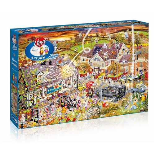 Puzzle I LOVE AUTUMN GIBSONS Multicolore
