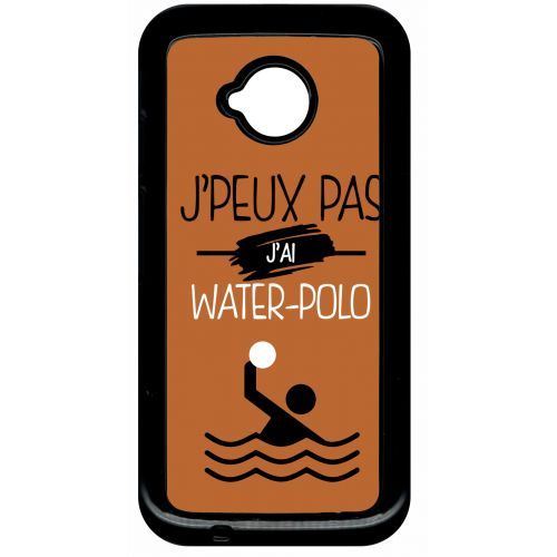 Coque motorola e2 j peux pas j ai water polo 7