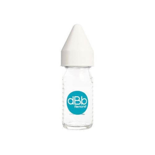 DBB REMOND Biberon Jus De Fruit Verre Regul'air Tétine Non Caoutchouc - System Blanc - S/Bte