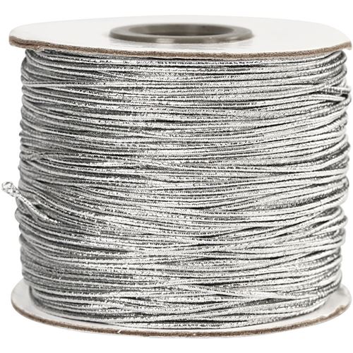 Creotime élastique 100 m 1 mm argent 1 mm
