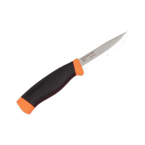 Lames fixes,poignards - morakniv - 12211 - poignard mora companion heavy duty f noir/orange carbone