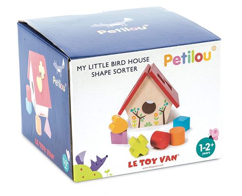 Jouet en bois Le Toy Van Ma Petite Boîte à Formes Maison d'oiseau - Jeu d'encastrement  - Achat & prix