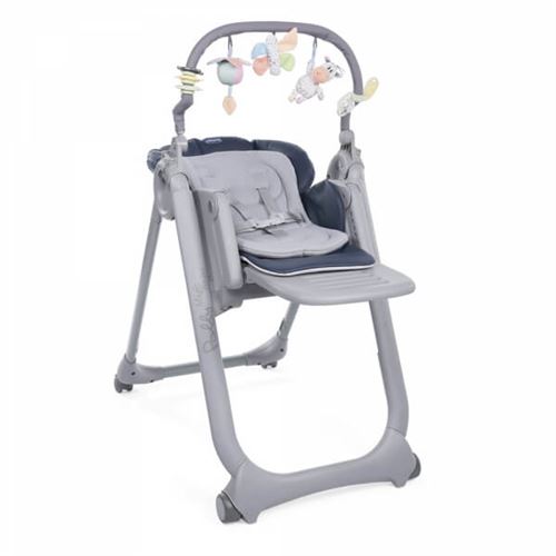 Chaise haute polly magic relax india ink - chicco