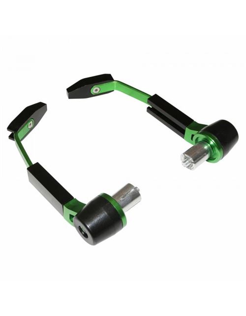 Replay - Protection de levier de frein - Aluminium - Noir-Vert - Guidon 13mm-17mm - Paire - Image 3