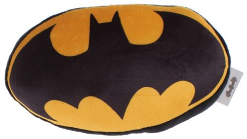 DC Comics oreiller Batman logo 46 cm peluche noir/jaune