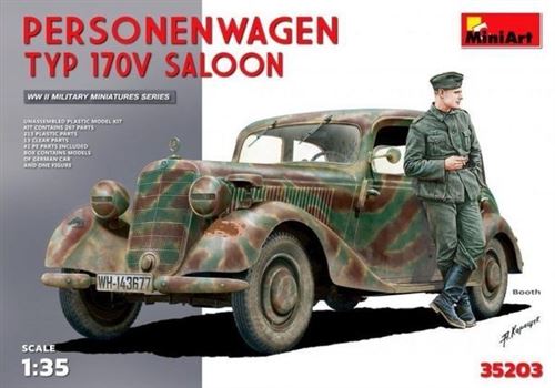 (MIN35203) - Miniart 1:35 - Personenwagen T yp 170V Saloon. (Special Editi