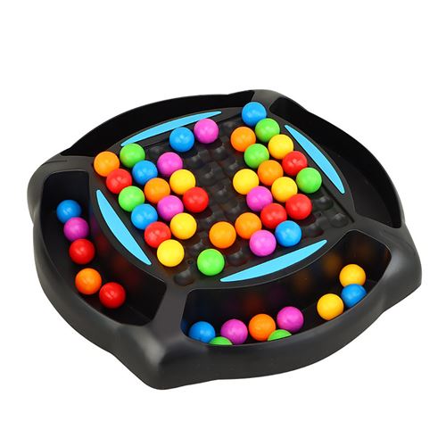 Jeu de plateau Boule arc-en-ciel Élimination pour enfant et adulte A-Multicolore