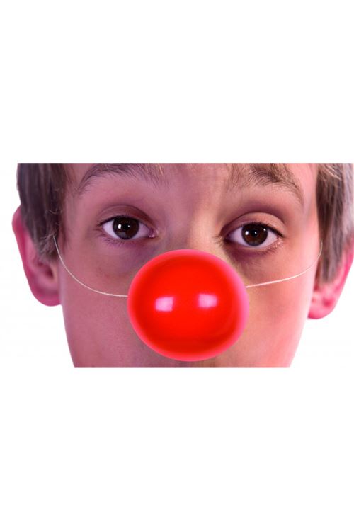 Sachet De 6 Nez De Clown Enfant/adulte Avec Elastique - Rouge - Taille Unique