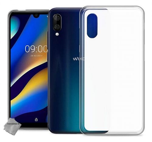 Housse etui coque pochette silicone gel fine pour Wiko View 3 Lite film ecran BLANC TRANSPARENT htdmobiles Coque et etui telephone mobile Achat prix fnac