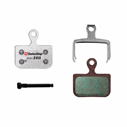 Plaquette de frein route - vtt et vae pour sram force, red axs et level ultimate, tlm (swissstop organic - disc 35e)
