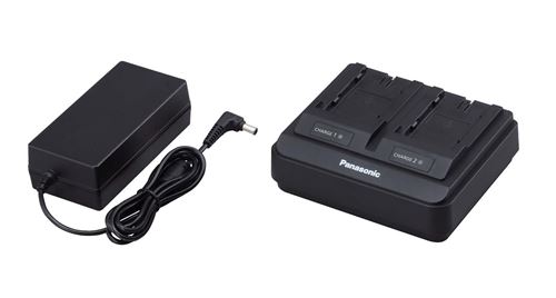 Panasonic AG-BRD50EV Double Chargeur rapide pour batteries AG VBR Noir