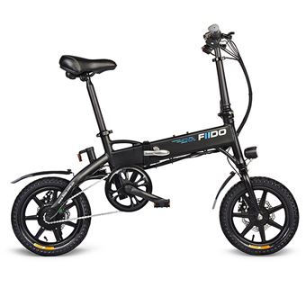 Velo Electrique Pliable Fiido D1 Noir Pliant 14 250w Batterie Integree 7 8ah Velos Achat Prix Fnac