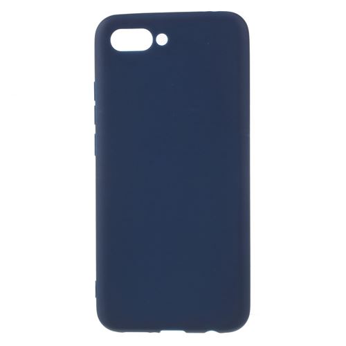 Coque en TPU mat double face bleu foncé pour votre Huawei Honor 10