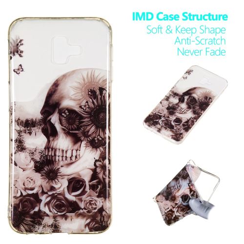 Coque en TPU crâne de sucre pour votre Samsung Galaxy J6 Plus J610F/J6 Prime