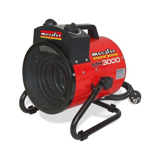 Joom Mecafer Chauffage De Chantier Soufflant Électrique 3000 W Mh3000 Rouge - Image 4