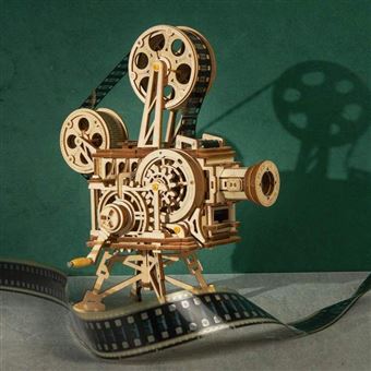 Robotime vitascope 24,5 cm en bois, kit de maquette 183 pièces