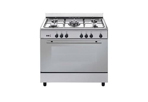Cuisinière mixte catalyse 90 x 60 cm inox