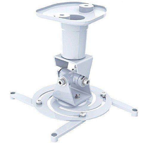 Techly ICA-PM 100WH Plafond Blanc support pour projecteurs - Supports pour projecteurs (Plafond, 10 kg, 21,8 cm, 180°, 360°, 0-180°)
