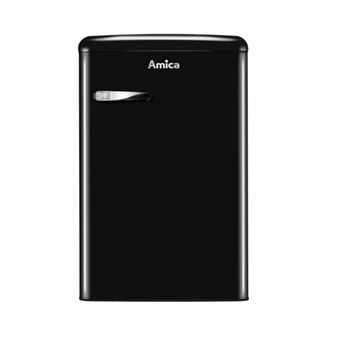 Refrigerateur Table Top Vintage Amica Ar1112n Noir Refrigerateur Sous Plan Achat Prix Fnac