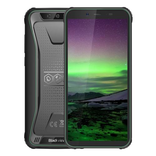 Smartphone Blackview BV5500 16Go + 2Go 5.5 18: 9 Écran IP68 4400mAh Android 8.1 3G GPS Vert