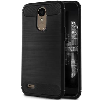 REY Coque Pour LG LV5 - LG K10 2017, TPU Transparent En Silicone, Ultra