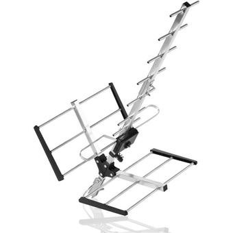 ONE FOR ALL SV9357 - Antenne TV exterieure, Full HD, Filtre 4G - Montage simple - Gris