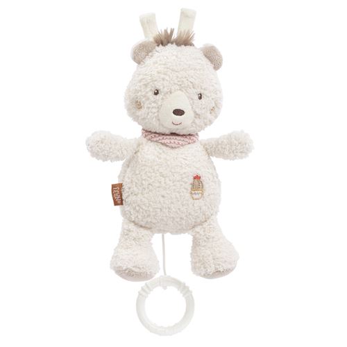 Fehn boite à musique Pérou ours 19 cm beige