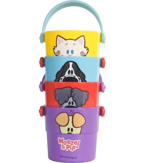 Rubo Toys tasses de bain Woezel & Pip 4 pièces