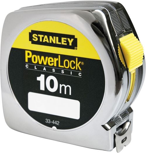 Stanley Bandmaß Powerlock Kunststoff 10m/25mm