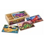 Jeu de 4 puzzles Dinosaures Melissa & Doug