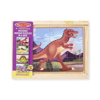 Jeu de 4 puzzles Dinosaures Melissa & Doug