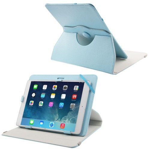 Yonis Bleu Housse De Protection Tablette 9.7 Pouces Universel 360° En Simili Cuir Ciel