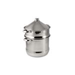 Couscoussier Professionnel Inox 33.6 Litres Pujadas - Marmite à Couscous Traditionnelle | Cuisine Nord-Africaine