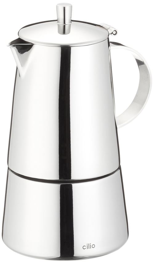Cilio Cafetière Treviso 4 Tassen Grigio acciaio