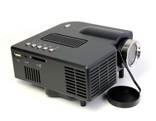 HD 1080P Multimédia LED Projecteur Home Cinema AV Vga USB Sd HDmi Bk Wenxibe066