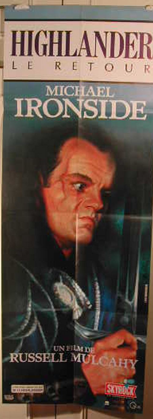 Higlander Le retour - affiche pliée - 60x158 cm - AFFICHE / POSTER