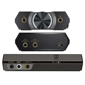 Creative Labs Sound BlasterX G6 7.1 channels USB
