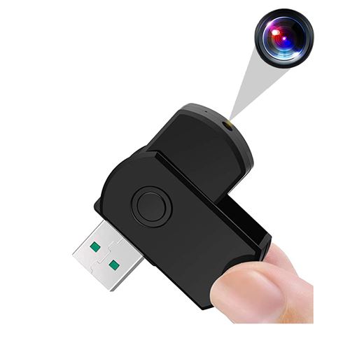 Yonis Noir Clé Usb Caméra Espion Mini Caméra Appareil Photo Vidéo Hd Micro Sd 4 Go