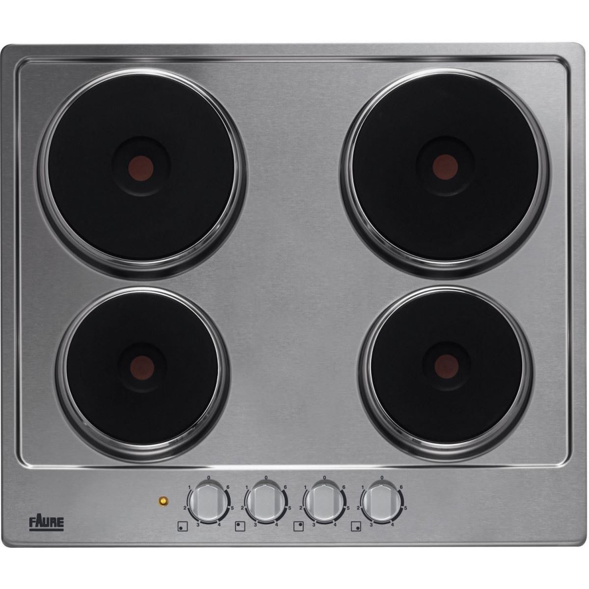 Faure FEE6940FXA Table de cuisson électrique 4 plaques de cuisson
