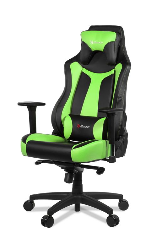 Fauteuil gaming haut de gamme Arozzi VERNAZZA vert